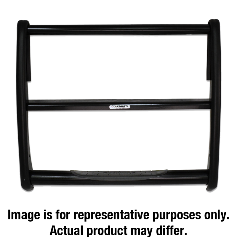 Go Rhino 09-14 Ford F-150 3000 Series StepGuard - Black (Center Grille Guard Only)