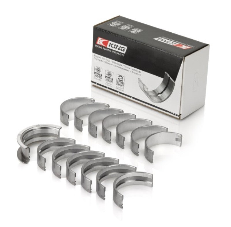 King Engine Bearings 89-15 Dodge Cummins Diesel 5.9L 6.7L Inline 6 (Size 0.5mm) Main Bearing Set