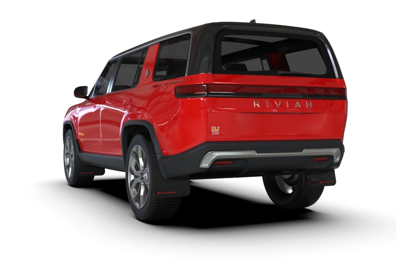 Rally Armor 22-26 Rivian R1S Black UR Mud Flap w/Red Logo