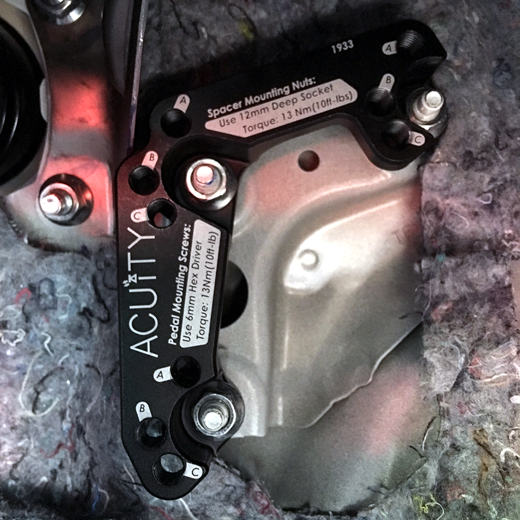 Acuity - Throttle Pedal Spacer for the Right-Hand-Drive Vehicles