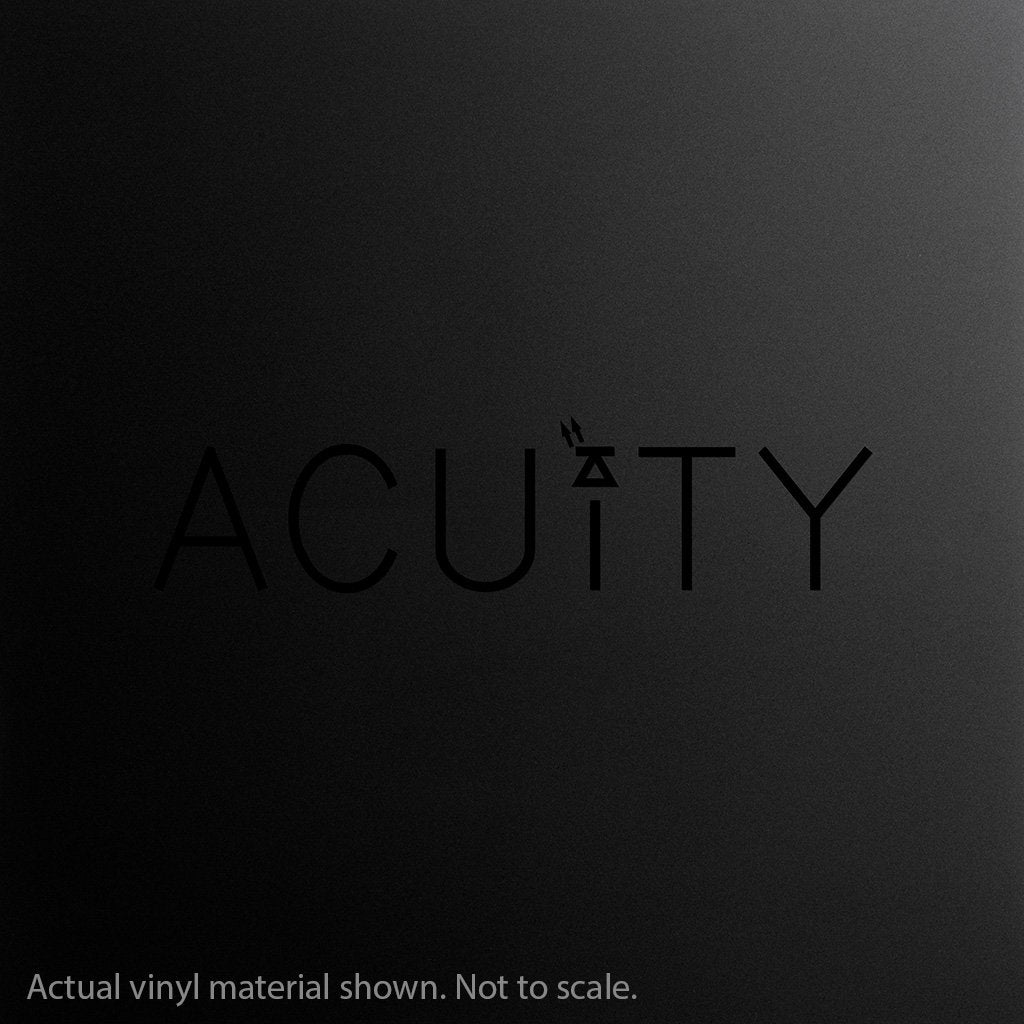Acuity - Matte Black Windshield Banner