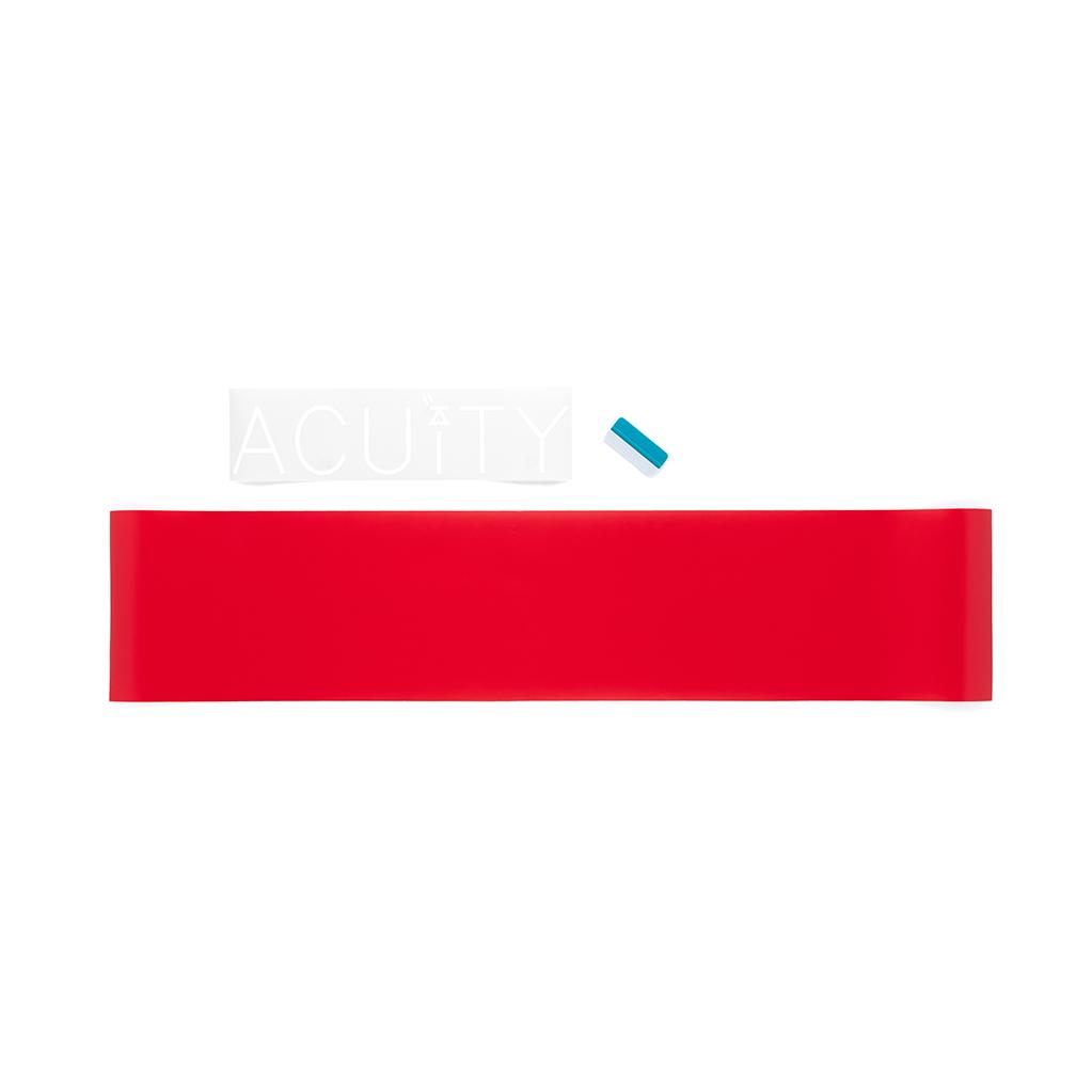 Acuity - Matte Red Windshield Banner