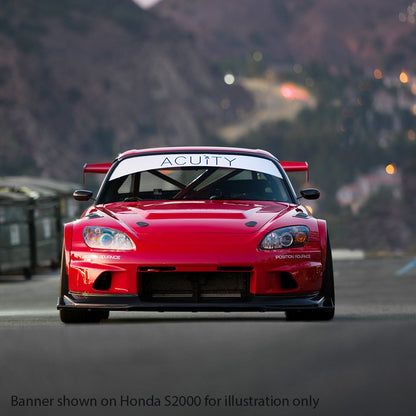 Acuity - Matte White Windshield Banner