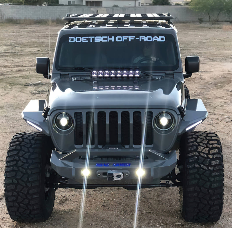 Oracle Jeep JL/Gladiator JT Oculus Bi-LED Projector Headlights - Amber/White Switchback