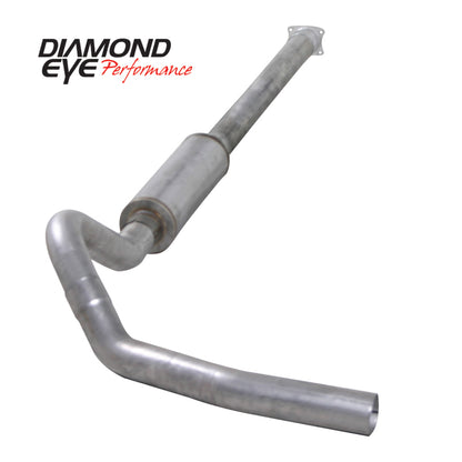 Diamond Eye KIT 4in Catback Single MFLR RPLCMENT PIPE SS 01-05 CHEVY/GMC 6.6L 2500/3500