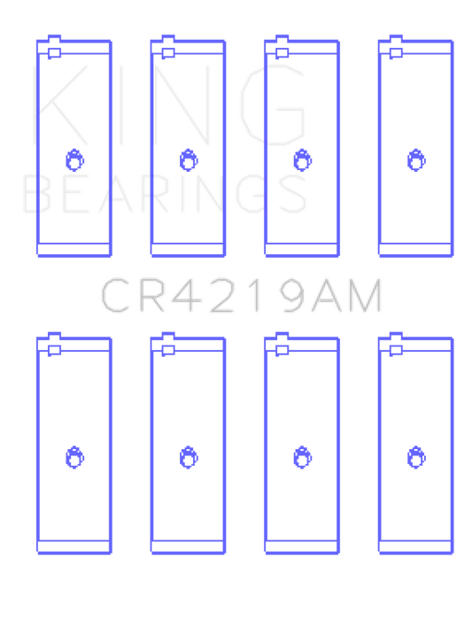 King Engine Bearings Toyota 1RZ (Size 0.25) Connecting Rod Bearing Set