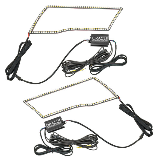 Oracle 09-18 Dodge Ram Switchback Quad Headlight Halo Kit - RGB+A + w/o Controller