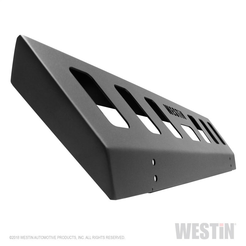 Westin 07-18 Jeep Wrangler JK WJ2 Skid Plate for Front Bumper - Textured Black