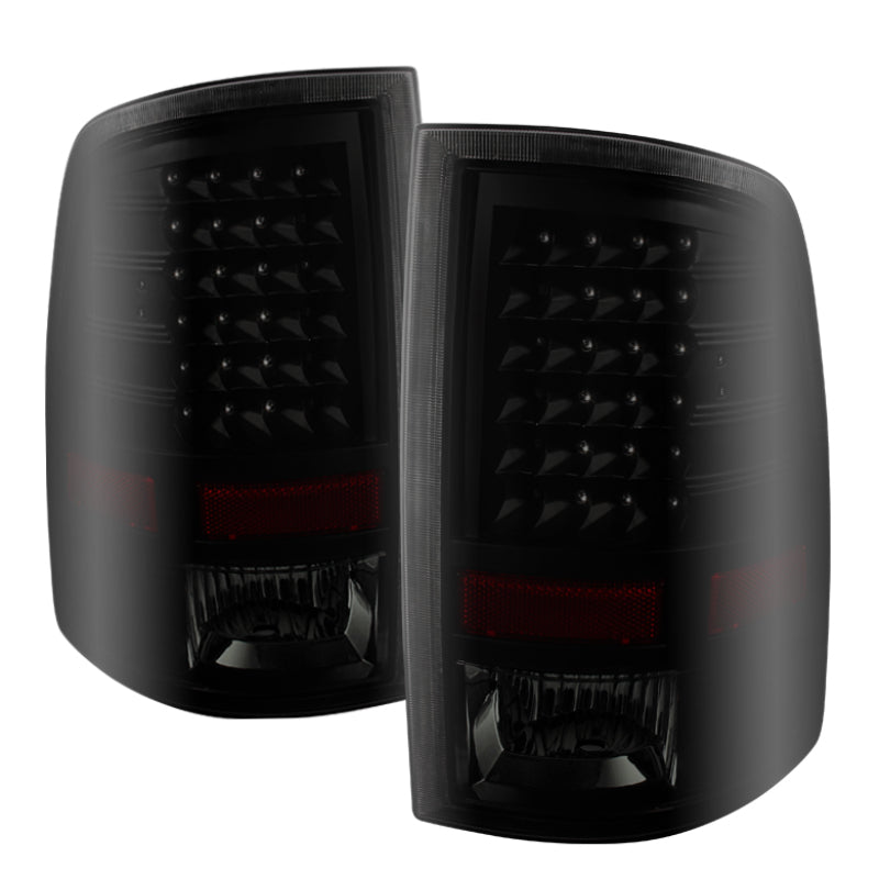 xTune Dodge Ram 1500 09-14 LED Tail Lights Incandescent Model Only Black Smoke ALT-JH-DR09-LED-BKSM