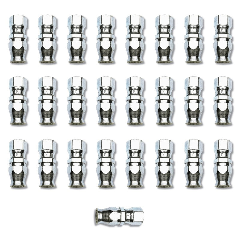 Russell Performance -6 AN Endura PowerFlex Power Steering Straight Hose Ends (25 pcs.)