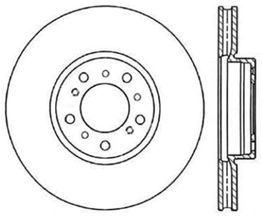 StopTech Slotted & Drilled Sport Brake Rotor