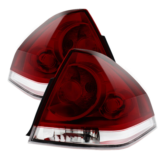 Xtune Chevy Impala 06-13 OE Style Tail Lights Red Smoke ALT-JH-CIM06-OE-RSM
