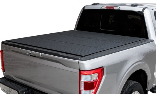 Access LOMAX Pro Series Tri-Fold Cover 16-19 Nissan Titan/Titan XD 6ft 6in Bed - Blk Diamond Mist