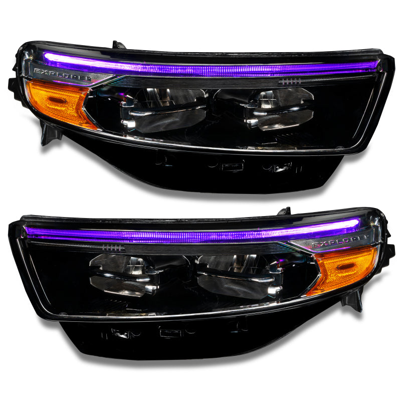 Oracle 20-22 Ford Explorer Dynamic RGB Headlight DRL Kit - - w/ 2.0 Controller