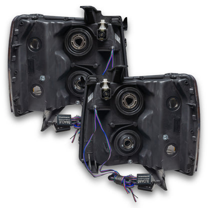 Oracle 07-13 Chevrolet Silverado SMD HL - Square - ColorSHIFT w/ BC1 Controller
