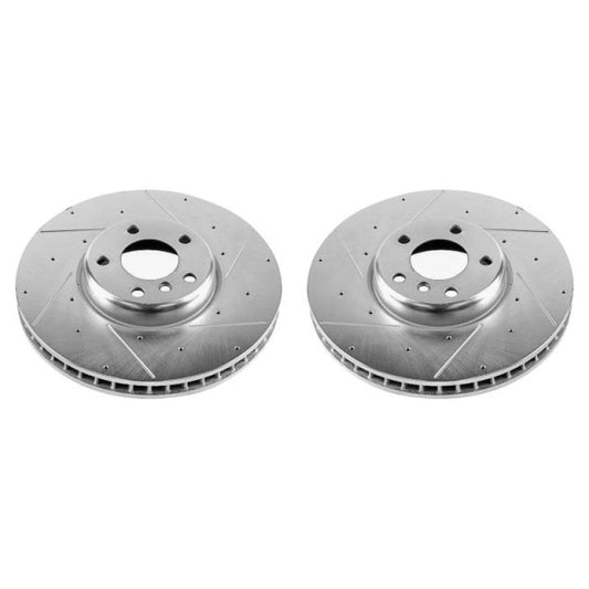 Power Stop 10-17 BMW 535i GT Front Evolution Drilled & Slotted Rotors - Pair