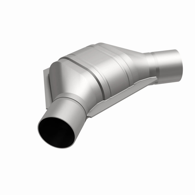MagnaFlow Universal Catalytic Converter 2.25 Angled In/Out Front CA