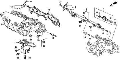 Honda - B - Series Intake Air Temperature Sensor Assembly