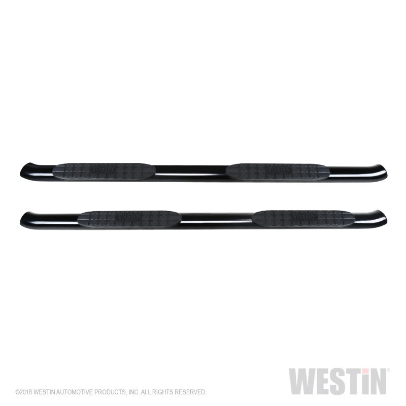 Westin 2019-2026 Chevy Silverado/Sierra 1500 Crew Cab Non LD PRO TRAXX 4 Oval Nerf Step Bars - Black
