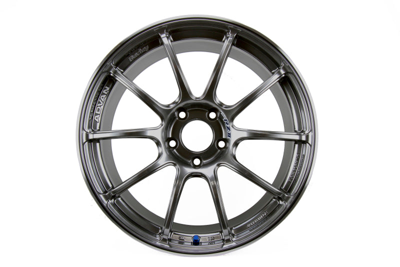 Advan RZII 17x7.0 +42 4x100 Racing Hyper Black Wheel
