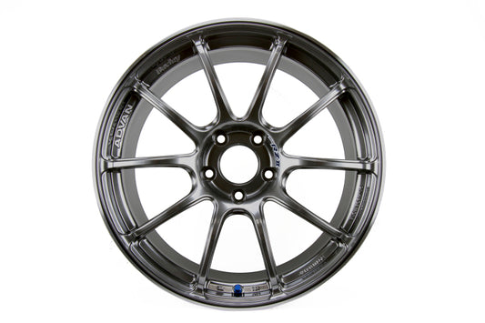Advan RZII 18x8.5 +45 5x114.3 Racing Hyper Black Wheel