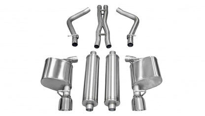 Corsa 2011-2013 Chrysler 300 R/T 5.7L V8 Polished Sport Cat-Back Exhaust