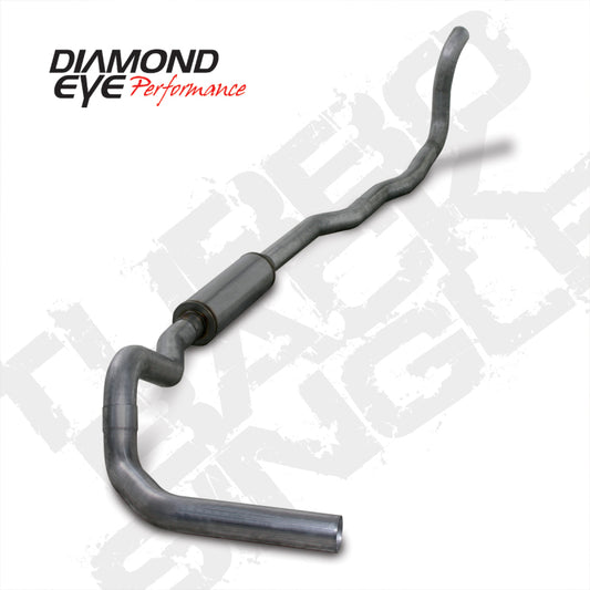 Diamond Eye KIT 4in Turbo Back Single SS DDG4X4 89-93 Dodge 5.9L Cummins 2500/3500