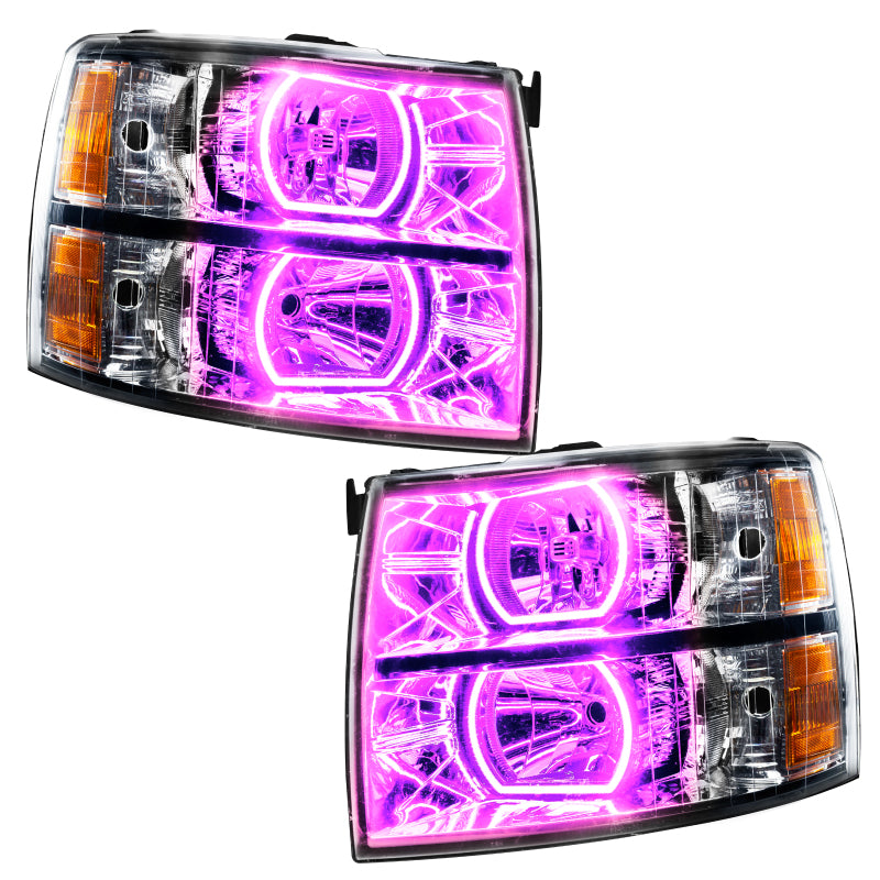 Oracle 07-13 Chevrolet Silverado SMD HL - Square - ColorSHIFT w/ BC1 Controller