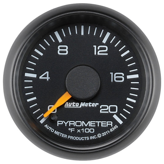 Autometer Factory Match Chevy 2-1/16in FSE 0-2000 Pyro Kit Gauge