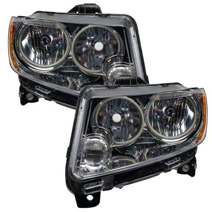 Oracle 11-13 Jeep Grand Cherokee SMD HL (Non-HID) - Chrome - ColorSHIFT