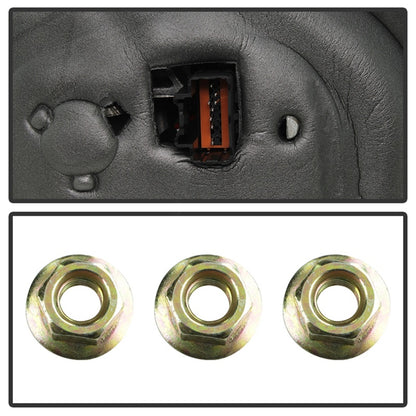 xTune Ford F150 07-14 Power Heated Amber LED Signal Telescoping Mirror Left MIR-FF15007S-PWH-AM-L