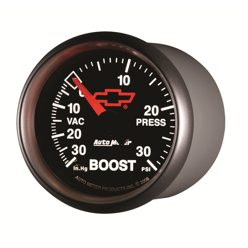 Autometer Sport-Comp II GM 52mm 30 PSI Mechanical Boost Vacuum Gauge