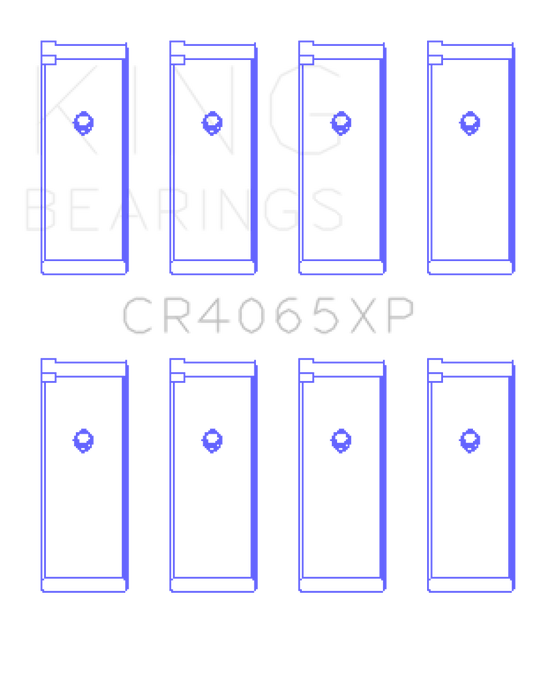 King Engine Bearings Nissan KA-24DE Performance Rod Bearing Set - Size STD