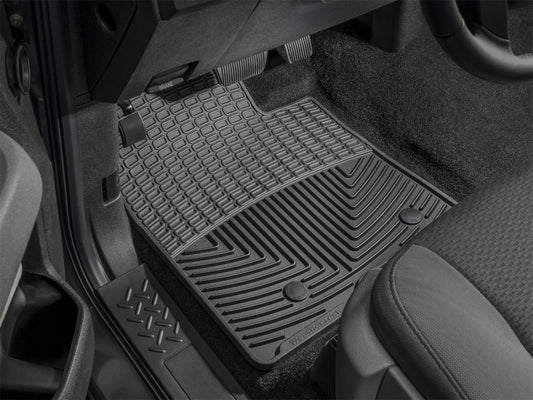 WeatherTech 10-12 Ford Mustang Front Rubber Mats - Black