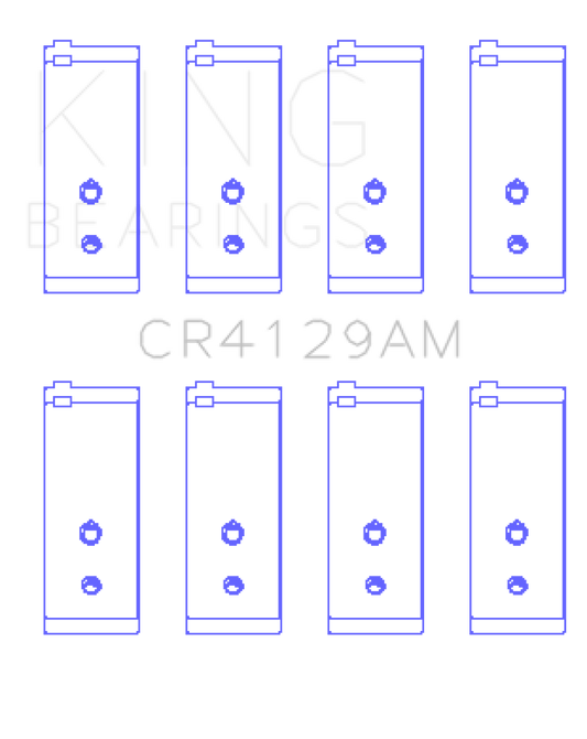 King Engine Bearings Toyota 18R/21R (Size Standard) Connecting Rod Bearing Set