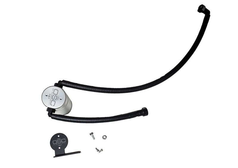 J&amp;L 20-25 Chevrolet Corvette 6.2L LT2 Targa Top Passenger Side Oil Separator 3.0 - Clear Anodize