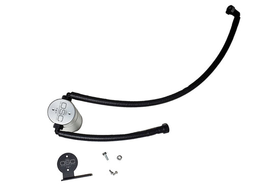 J&amp;L 20-25 Chevrolet Corvette 6.2L LT2 Targa Top Passenger Side Oil Separator 3.0 - Clear Anodize