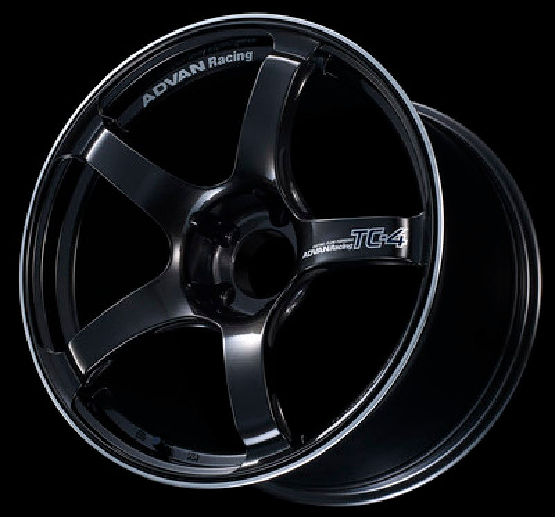 Advan TC4 17x8.5 +31 5x114.3 Black Gunmetallic and Ring Wheel