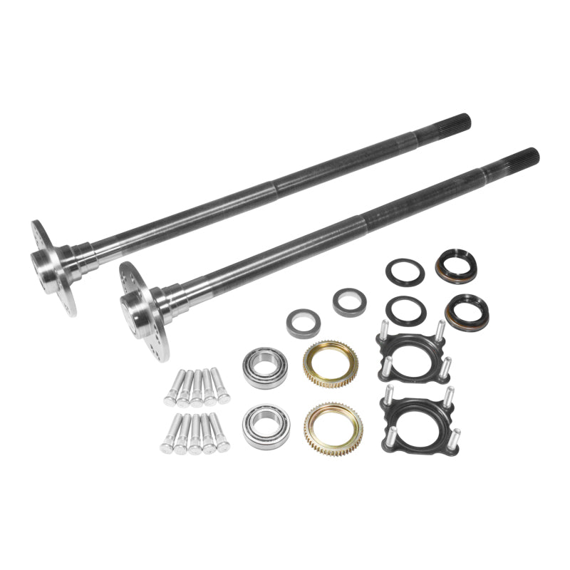 Yukon Gear Chromoly Rear Axle Kit Dana 44 Jeep Rubicon JL Narrow Track 30 Spline w/ e-Locker