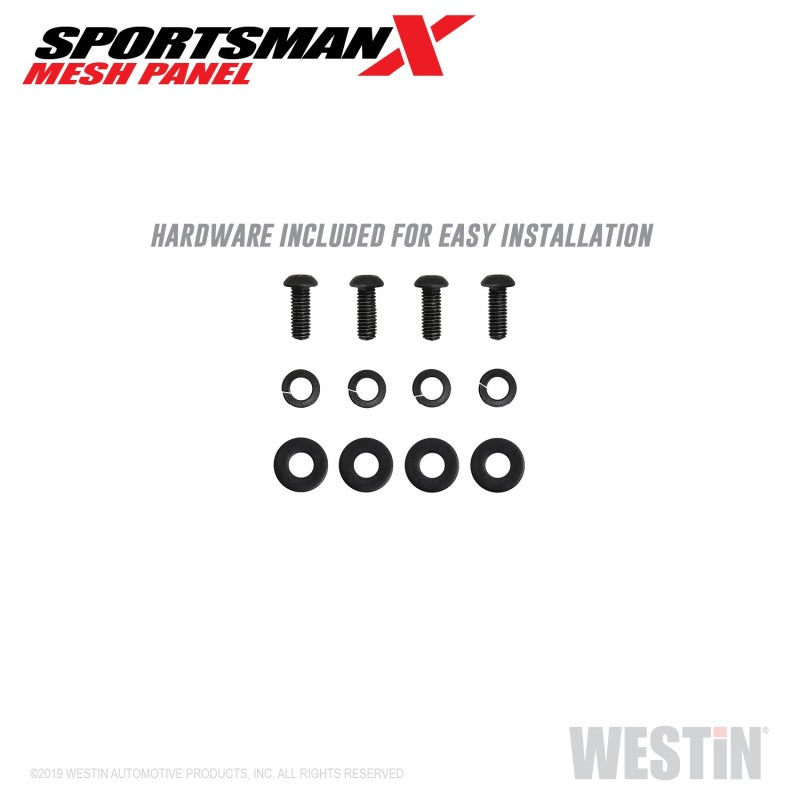 Westin 2005-2020 Chevrolet/Nissan/Toyota Sportsman X Mesh Panel (Textured Black)