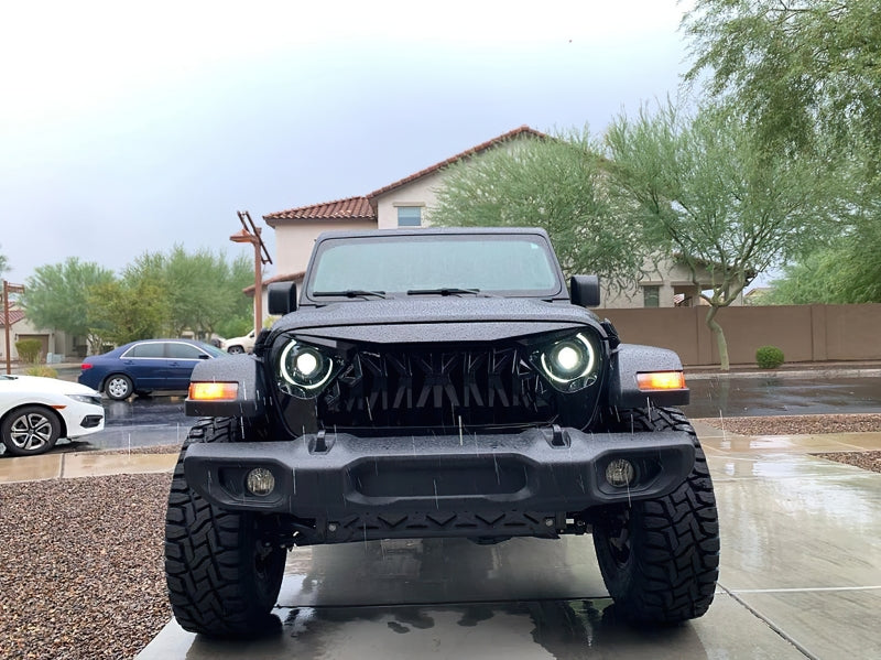 Oracle Jeep JL/Gladiator JT Oculus Bi-LED Projector Headlights - Amber/White Switchback