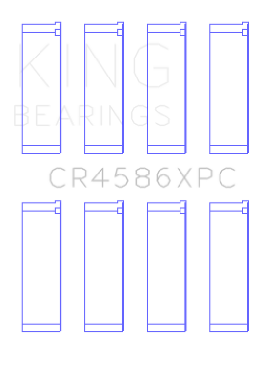 King Engine Bearings Mitsubishi 4B11T Performance Coated Rod Bearing Set - Size STD