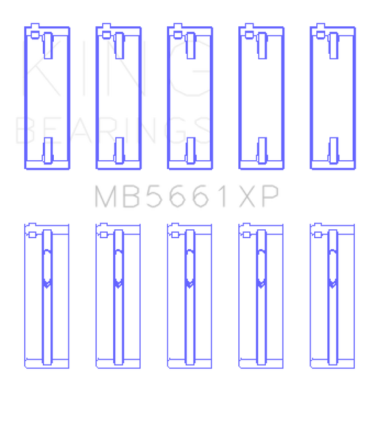 King Engine Bearings Audi/VW ADZ/ AWT/ APK/ BHP/ BPY/ AKS (Size STDX) Main Bearing Set