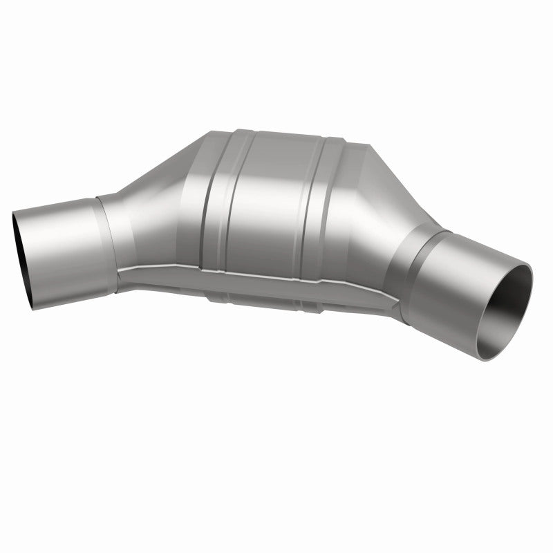 MagnaFlow Universal Catalytic Converter 2.00in Angled In/Out Frnt CA