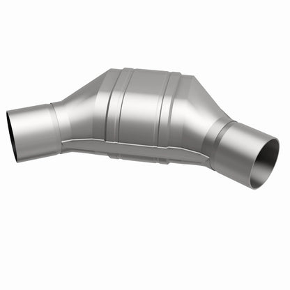 MagnaFlow Universal Catalytic Converter 2.00in Angled In/Out Frnt CA