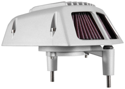 K&N Street Metal Intake System 01-16 Harley-Davidson Shaker Silver H/D Softail/Dyna Fl