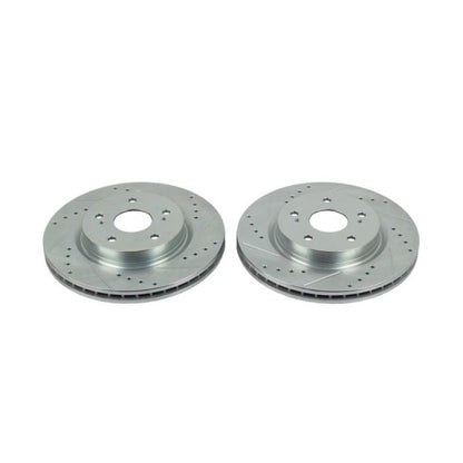 Power Stop 06-13 Suzuki Grand Vitara Front Evolution Drilled & Slotted Rotors - Pair