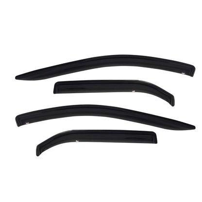 Westin 2004-2009 Mazda 3 Sedan Slim Wind Deflector 4pc - Smoke