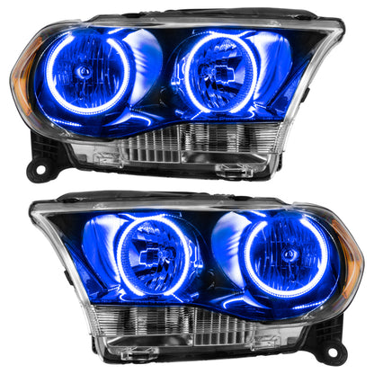 Oracle 11-13 Dodge Durango SMD HL Halogen - Black - Blue