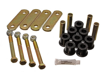 Energy Suspension Ford Heavy Duty Shackle Set - Black